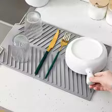 Silicone Dish Drying Mat | Foldable, Heat Resistant & Eco-Friendly