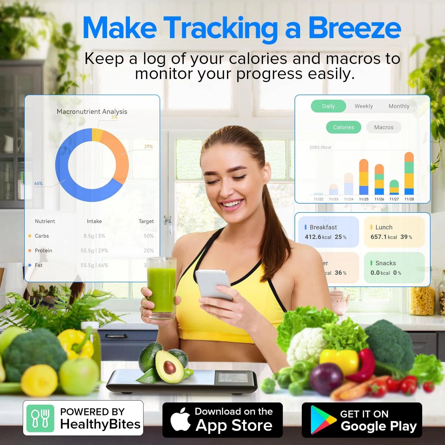 Smart Food Kitchen Scale
